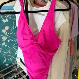 Amazon Women's Pink One Piece Swimsuit